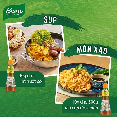 Knorr Xốt Nêm Đậm Đặc Thịt Gà 1kg - Knorr Xốt Nêm Đậm Đặc Thịt Gà gấp 10 lần hàm lượng thịt gà, làm bật lên hương vị và màu sắc của món ăn, cho món ăn thơm ngon, tròn vị.